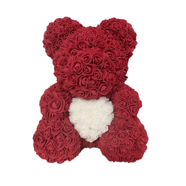 Rose Bear Heart Artificial Flower